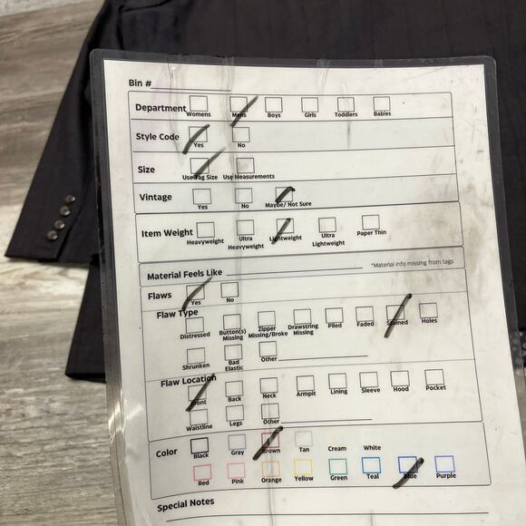 Vintage Daks Johnston & Murphy Brown Mens XL Wool 2 Button Sports Blazer Jacket - Picture 14 of 14